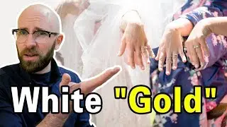 How Do They Make White Gold White Given That It's an Element?