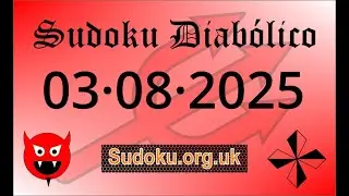 Sudoku diabólico  03/08/2025