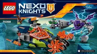 Инструкции LEGO 70358 | Nexo Knights | Каменный разрушитель Аарона | Сезон 3