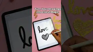 How to Use Procreate Doodles in Cricut Design Space ✨ | Easy Tutorial #diy #craft #cricut #procreate