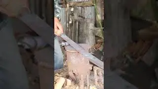 FORGING A SWORD FROM DISC BRAKE ROTOR