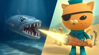 Octonauts vs The Giant Barracuda! 🐟 Kwazii's Secret Sun Weapon! ⚔️ Rescue the Garden Eels!