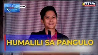 Rep. Sandro Marcos, humalili sa ama para sa isang event sa Laoag City | Sa Totoo Lang