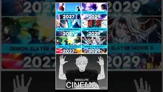 A reason to live, scheduled for 2029. #jujutsukaisen #sololeveling #demonslayer
