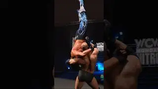 goldberg jackhammer to hulk hogan #wwe2k25 #wcwnitro #wcw #hulkhogan #wwe #billgoldberg #nwo #shorts
