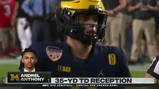 Michigan scores a garbage time TD vs Georgia