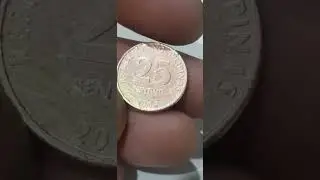 REPUBLIKA NG PILIPINAS  BSP 25 SENTIMO 2004🇵🇭