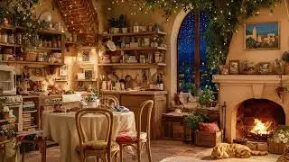 Oldies Are Playing in Another Room and the Kitchen Glows, the Fire Cracks, and Night Feels Unrushed