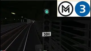 OpenBVE - M3-as Metró - Újpest-központ - Kőbánya-Kispest (81-717.K/714.2K) part 21 #openbve
