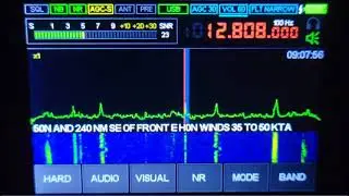 KPH CW WEATHER FORECAST DECODE - MACHILITE DSP SDR RECEIVER 10-16-2021