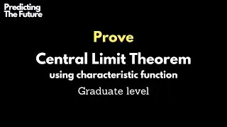 Prove Central Limit Theorem using characteristic function