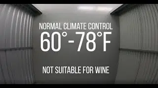 Can you store wine in a climate controlled storage unit?