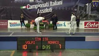 Campionati italiani Assoluti Cassino 2021  Finale Fioretto Femminile Volpi   Monaco