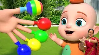 Finger Family Song | Balloon Finger Family| Finger Family nursery Rhymes Song | Daddy finger song |