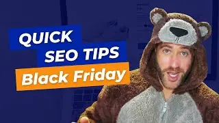 SEO for Black Friday / Cyber Monday &mdash; Quick SEO Optimizations