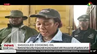 National Security impounds 3 trucks in Kumasi over diverted, untaxed cooking oil
