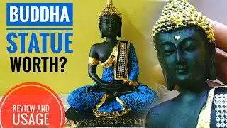 Buddha statue - Review and usage | #thelittlethings #india #householdproducts #decor #buddha