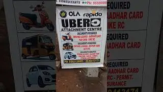 uber attachment online ola attached #ubermoto #uberdriver #uber #ola #rapido #shorts #short