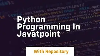 python programming in javatpoint