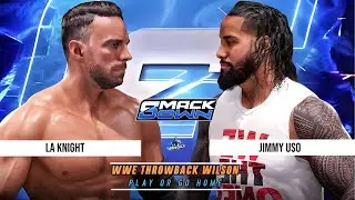🎯WWE 2K24 | LA Knight vs Jimmy Uso: Epic Showdown | Full Match | WWE Smackdown