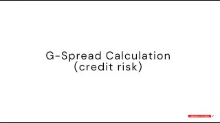 How to calculate the G spread - CFA level 3 tutorial