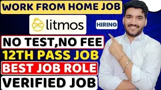 Litmos Work From Home Jobs 2025 | 12th Pass WFH Job | Online Jobs At Home | Verified Remote Jobs