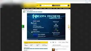 Neon Rider World - main menu music