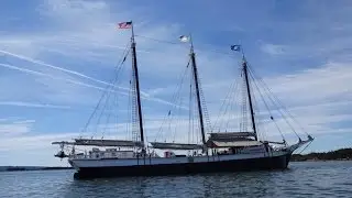 Victory Chimes: three-masted schooner, the last of her generation (photo video with music)