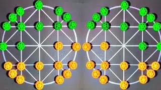 16 Beads Masterclass Ultimate Strategy Traps Pro-Level Gameplay #games #trending #viral #boardgames 