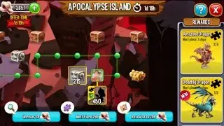 Dragon City - Play Apocal Ypse Island Mission [ Getting Skulls and New Dragon ] Dragon city Game#3.