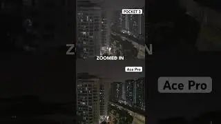 Super Low Light Test Between #dji Pocket 3 and #insta360 Ace Pro #pocket3 #acepro
