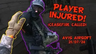 TEAMMATE INJURED (CEASEFIRE CALLED) - DOGTAG AIRSOFT 21/07/24 - AVIS AIRSOFT