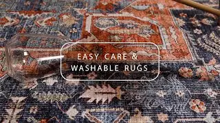 Live Easy with Machine Washable Rugs