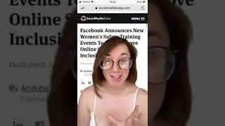 Facebook Hosting Women&rsquo;s Online Safety Courses! | #Shorts