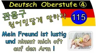 독일어 상급 4 Lektion 115 관용구: Auf den Arm nehmen 1185