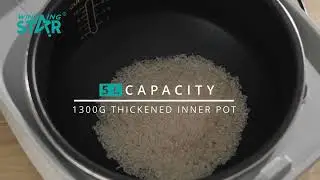 Smart Multi-Function Rice Cooker | 8 Cooking Modes  | Stainless Inner Shield + Anti-Shock Pads