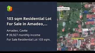 103 sqm Residential Lot For Sale in Amadeo, Cavite (Cool Climate)