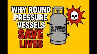 Why Round Pressure Vessels Save Lives &mdash; The Shape That Fights Explosions! #engineering #science