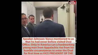 Touching Moment: VP Vance Visits Oval Office for First Time; McClain: Bishop extreme in her views