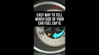 Which side is gas tank determine the location of fuel cap on car fuel pump Youtube #shorts challenge