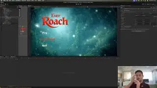 Making a main menu for my cockroach game!