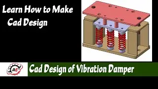 Vibration Damper Cad Model #01 | How to design vibration Damper | Alam engineering