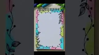 Easy project border line #project #design #home #diy #viralvideo #art
