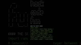 Python tutorial : random module 