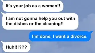【Apple】My husband expects me to do everything around the house! I couldn't take it anymore