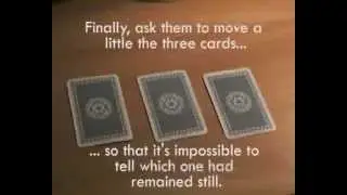 Amazing 3 cards Mind Reading Magic Trick
