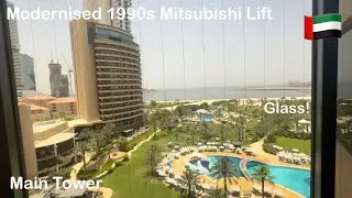 Glass Scenic Mitsubishi (Main Tower) Lift - Le Royal Meridian Beach Resort Hotel In Dubai, UAE