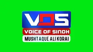 VOICE OF SINDH | News Logo Design & 3D Animation | Animated logo | Motion Graphics | KHAN GFX