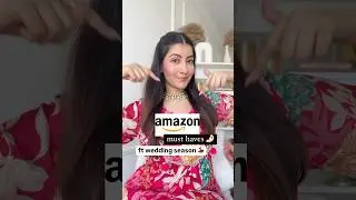 Amazon must haves for the wedding season 💃🏻✨ #shorts #amazonfinds