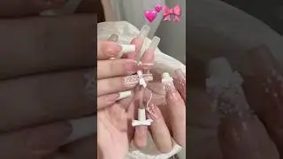 Cute pink long French nail style 🥰 #naildesign #manicure #manicuretutorial #nailbeginners #nails